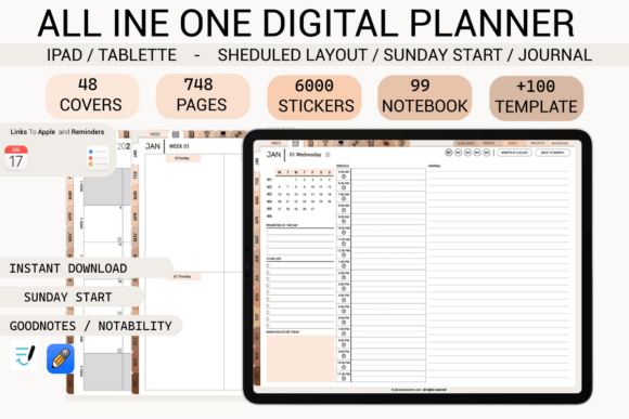 Download Girl ADHD Digital Planner-Journal Layout - Premium Resources